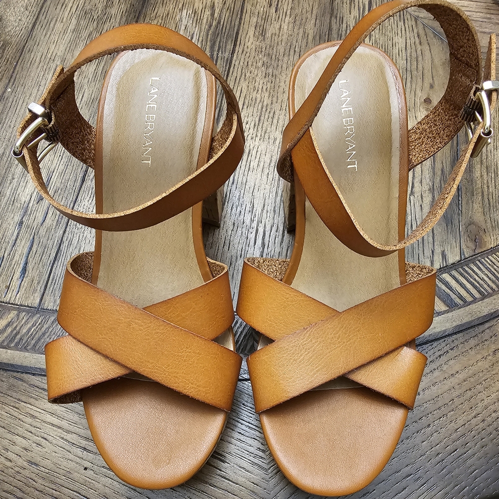 Lane Bryant Women's Tan Sandals